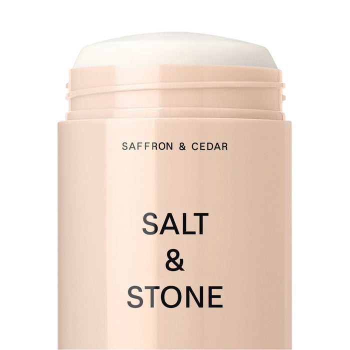 Salt & Stone Extra Strength Natural Deodorant - Saffron & Cedar (75g) Deodorants & Antiperspirants Salt & Stone