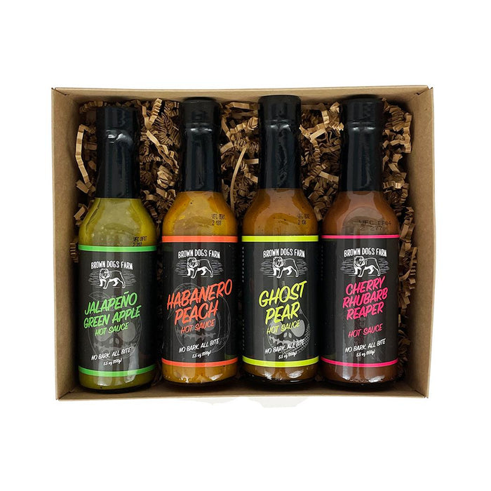 Saucy Brown Dogs Bold & Lively Hot Sauce Gift Box