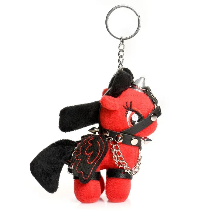 Scarlett Chainheart Bondage Pony Keychain