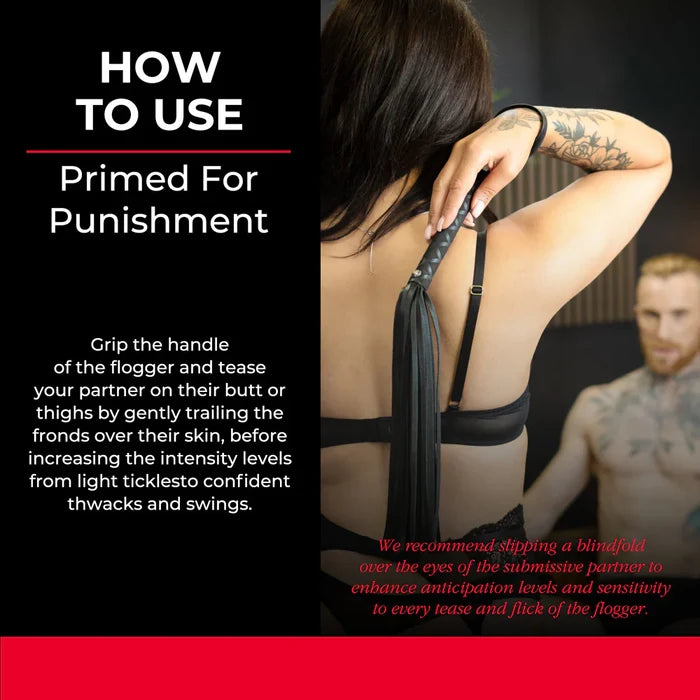 SEI MIO Primed for Punishment Faux Flogger