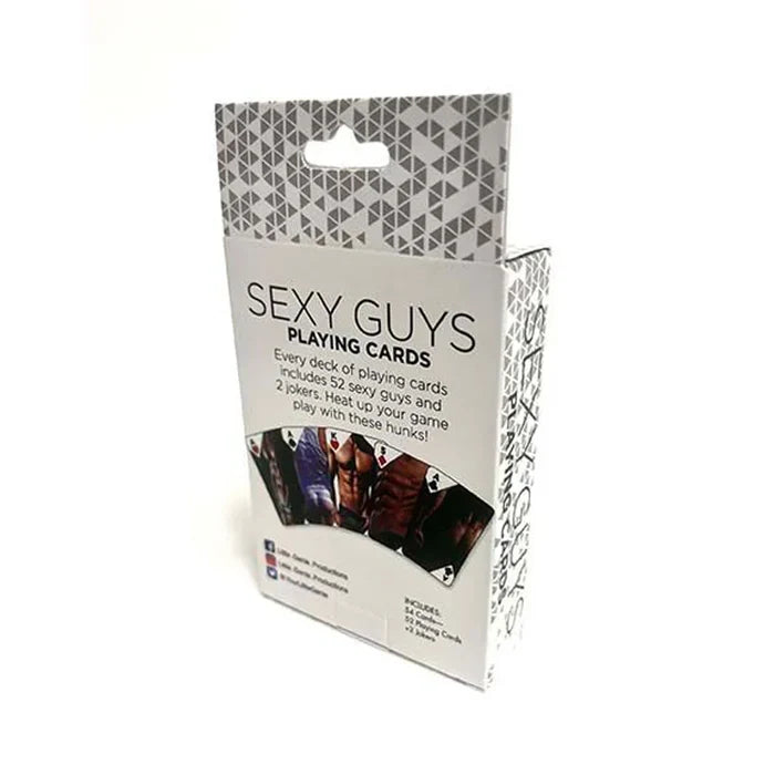 Sexy Guys Playing Cards