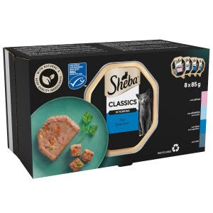 SHEBA Tray Ocean selection 8x85g - Pilgrim Pet Supplies