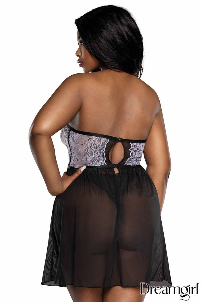Sheer Mesh Babydoll