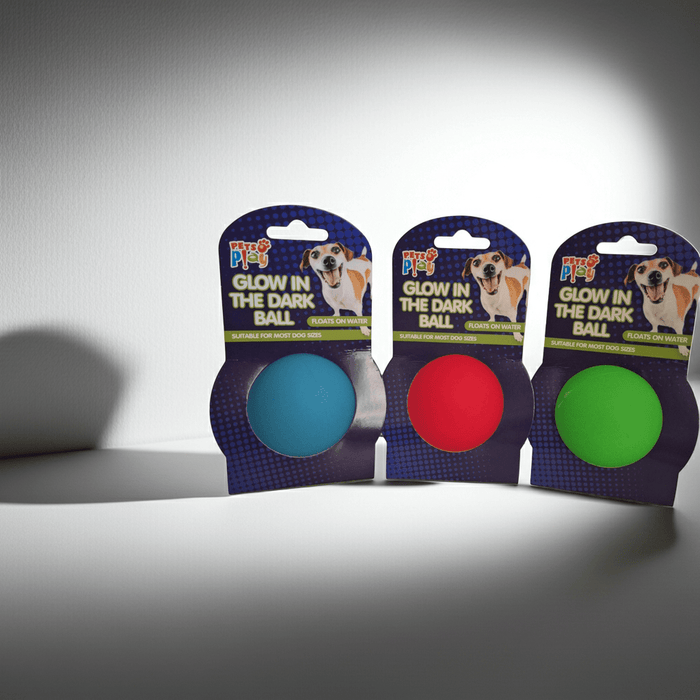 Solid Glow in the Dark Dog Balls | Pilgrim Pets - Pilgrim Pet Supplies