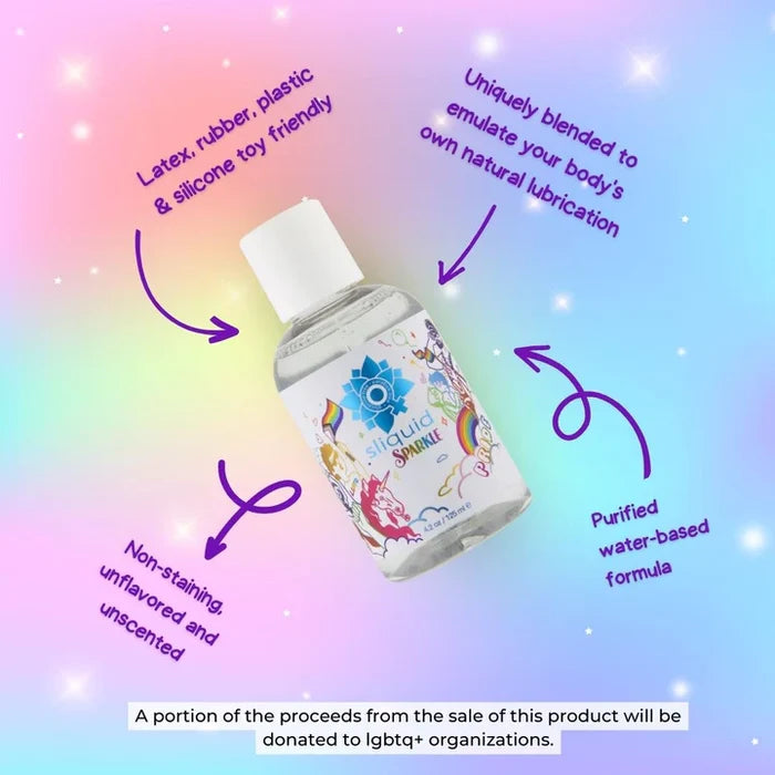Sparkle Pride Sliquid Lubricant 4.2 oz