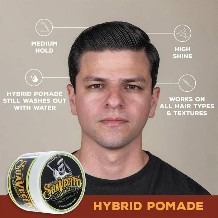 Suavecito Hybrid Pomade (113g) Pomades Suavecito