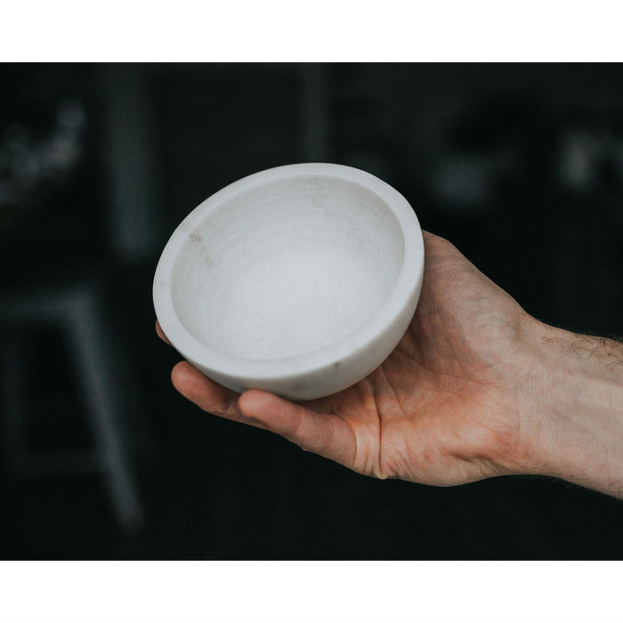 Supply White Marble Marble Bowl Shaving Mugs Supply