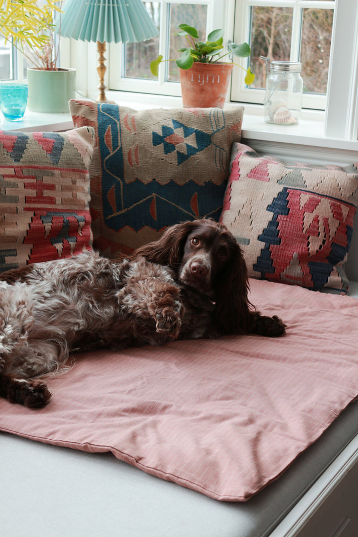 Tadazhi Chequered Dog Duvet and Matching Bag-Blanket-Tadazhi- Silver Circle Pets
