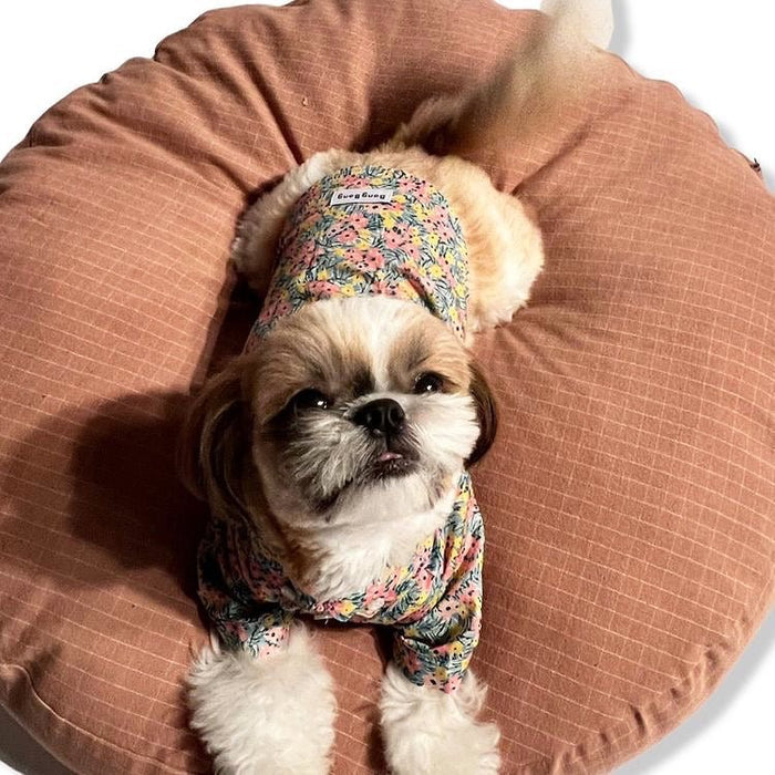 Tadazhi Poespas Chequered Dog Bed-Dog Bed-tadazhi- Silver Circle Pets