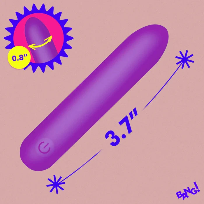 Tapered Flexible Silicone Bullet