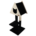 Teepee Hideout - Deluxe 2-Level Cat Tree