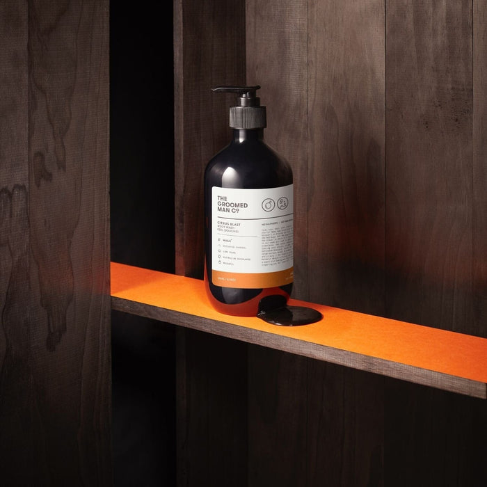 The Groomed Man Co Citrus Blast Body Wash and Moisturizer Kit Shower Gels & Washes The Groomed Man Co.
