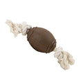 Tough Rugby Ball Dog Toy | Natural Rubber & Recycled Coffee Grounds - Pilgrim Pet Supplies
