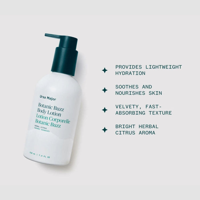 Ursa Major Botanic Buzz Body Lotion (218ml) Body Moisturizers Ursa Major